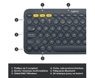 Logitech K380 szary - 267644 - zdjęcie 10